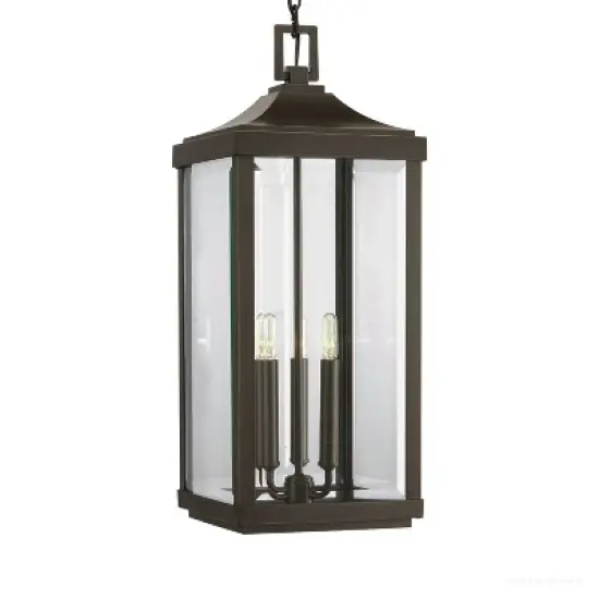 Urban Ambiance Luxury Colonial Outdoor Pendant Light,  23-3/4" x 9-1/2",  Olde Bronze Finish, UHP1191 image {7}