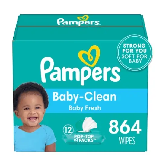 Pampers Baby Clean Fresh Scented Baby Wipes (Select Count) image {10}