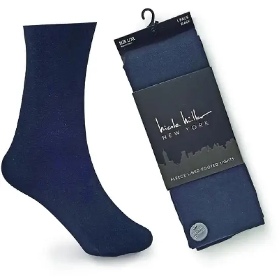 Nicole Miller Super Comfy Fleece Lined Footed Active Leggings  - Great for Going Out Or Going Nowhere image {1}