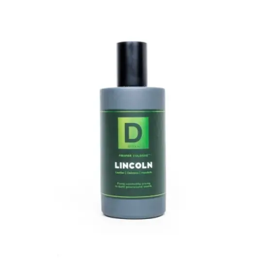 Duke Cannon Proper Cologne - Lincoln - Leather, Oakmoss, and Mandarin Scent - Cologne for Men's - 1.7 fl. oz image {3}