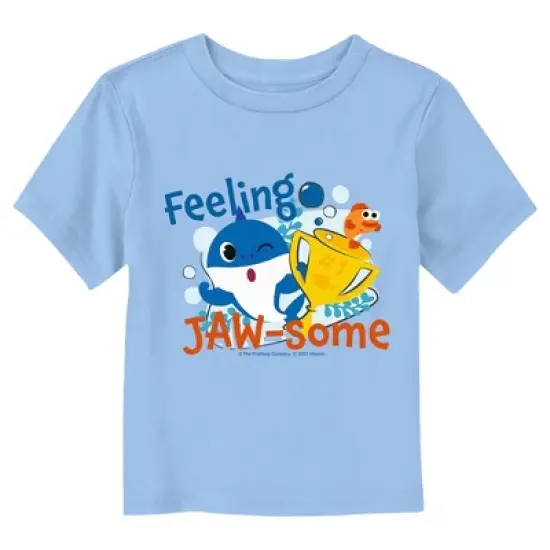 Toddler's Baby Shark Feeling Jaw-some T-Shirt image {2}