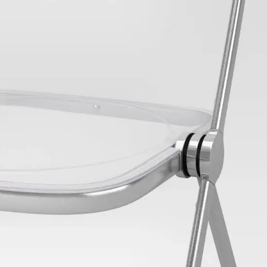 Modern Metal Acrylic Folding Chair - Room Essentials&trade; image {5}