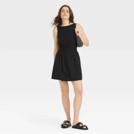 Women's Linen Mini Sundress - Universal Thread&trade; image {2}