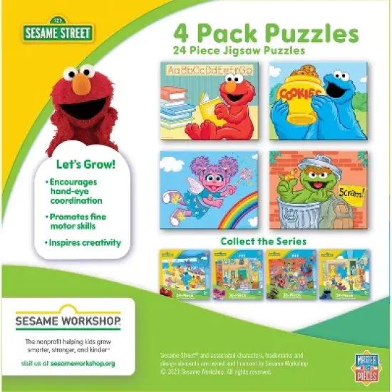 MasterPieces Kids Puzzle Bundle - Sesame Street 4-Pack 24 Piece Jigsaw Puzzles image {7}
