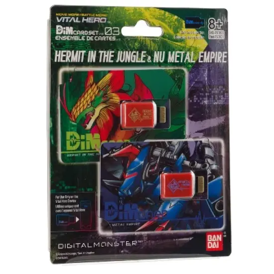 Digimon Vital Hero DIM Card - Hermit in the Jungle & Nu Metal Empire image {2}