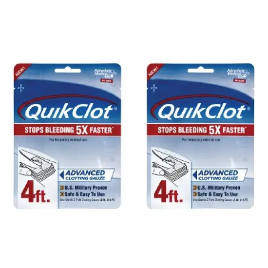 QuikClot 3''x4'' Guaze Pad - 2pk image {5}