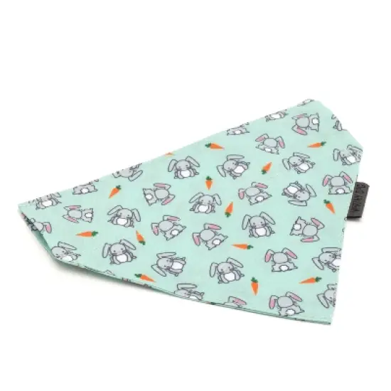 The Worthy Dog Bunnies Slide-On Bandana Collar Accessory image {1}