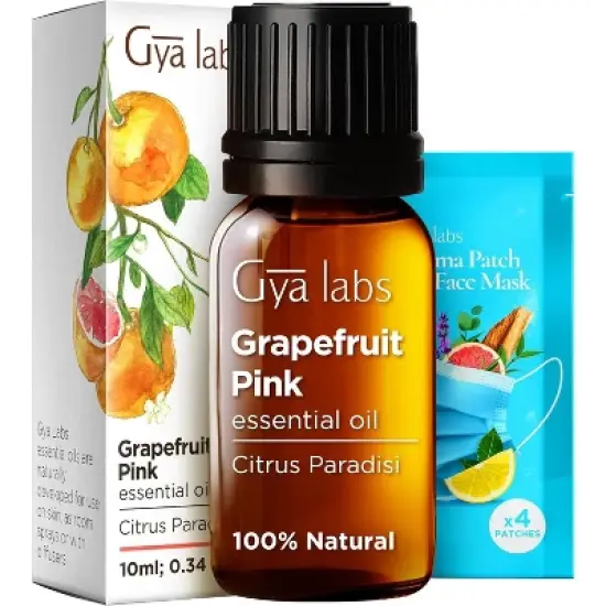 Grapefruit Essential Oil 0.34 Fl Oz - Gya Labs Grapefruit Oil Zesty Refreshing Scent image {6}