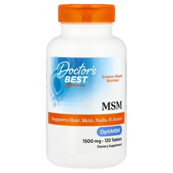 Doctor's Best MSM with OptiMSM&reg;, 1,500 mg, 120 Tablets image {4}