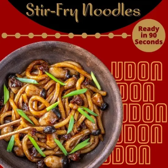KA-ME, Udon Stir-Fry Noodles, 2 Pouches, 7.1 oz Each image {3}