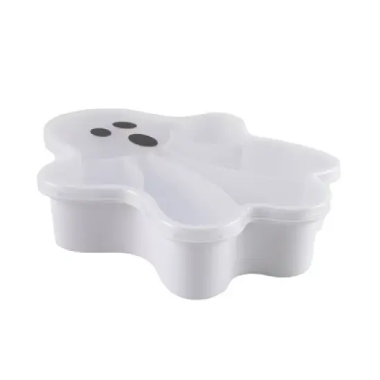 Cook With Color Figural Ghost Halloween Snackle Box Food Storage Container image {2}