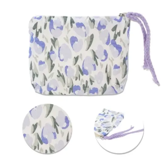 Unique Bargains Portable Tulip Makeup Bag 1 Pc image {3}