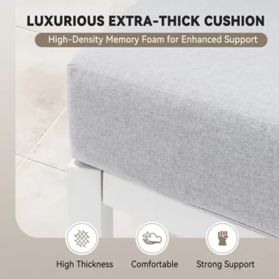 Crestlive products 2PC outdoor handcrafted woven rope design patio sofa for Balcony lawn  Beige image {6}