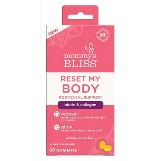 Mommy's Bliss Reset My Body with Biotin + Collagen Gummies - 60ct image {1}