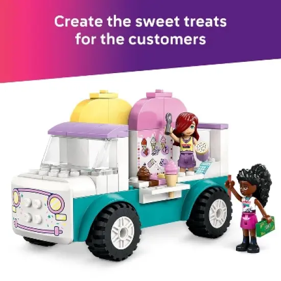 LEGO Friends Heartlake City Ice Cream Truck Preschool Building Blocks 42644 image {4}