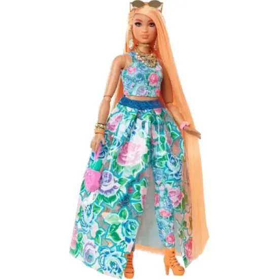 Barbie Extra Fancy Doll - Floral 2pc Gown image {1}