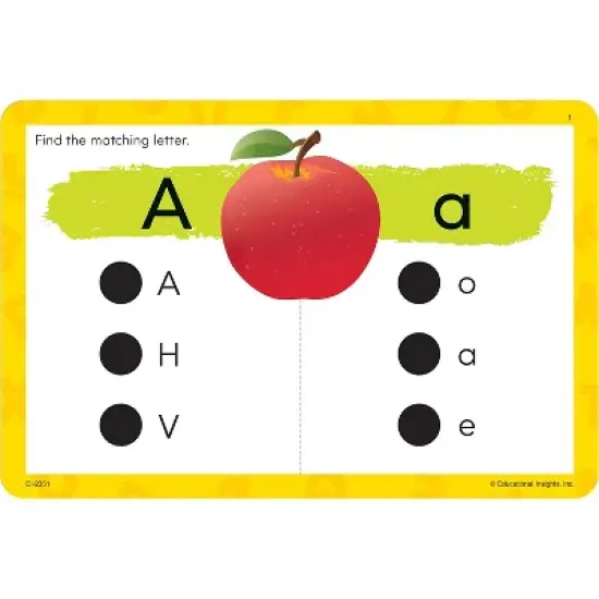 Educational Insights Hot Dots Jr. The Alphabet Card Set image {2}