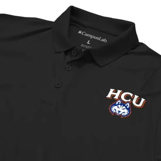 Men's Houston Christian University Adult Polo Left Chest Logo image {3}