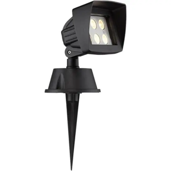Super Duty Eastham 8" High Black LED Landscape Flood Light image {4}