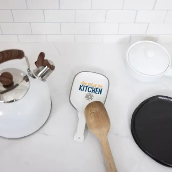 Pavilion Gift Company - Out of the Kitchen  - 4" x 8" Spoon Rest - Spoon Rests image {1}