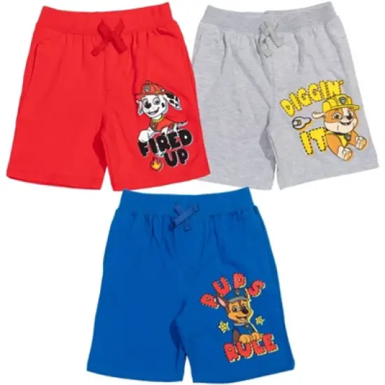 Paw Patrol French Terry 3 Pack Shorts  image {9}