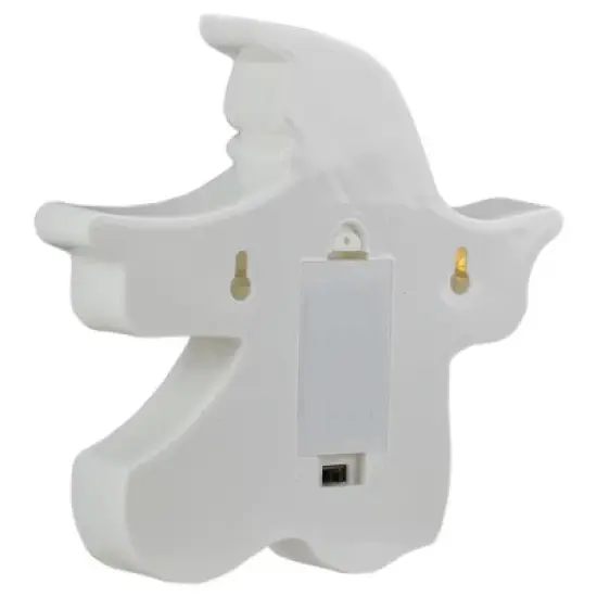 Northlight LED Lighted Ghost Halloween Marquee Sign -7" White image {4}