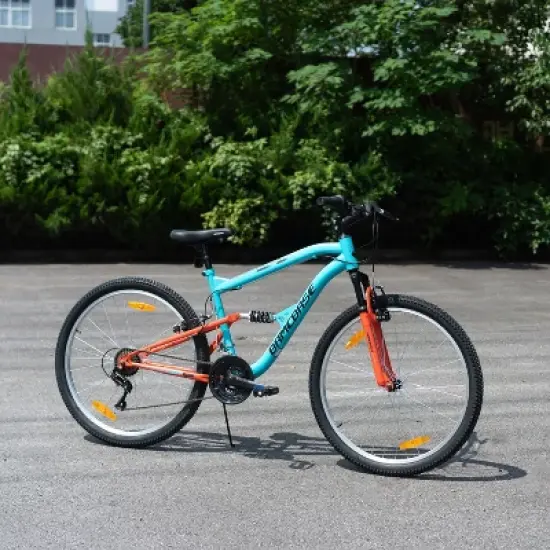 BAMCBASE 26 Inch Men's Mountain Bike, Dual Suspension, 21-Speed, Adult MTB image {1}