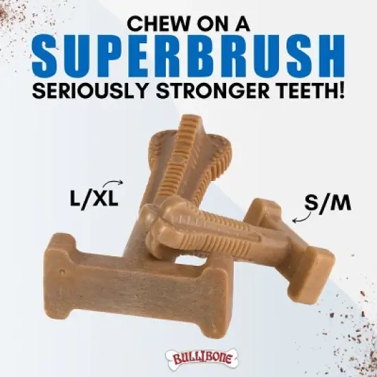Bullibone Superbrush Chew Toy for Small Dogs image {4}