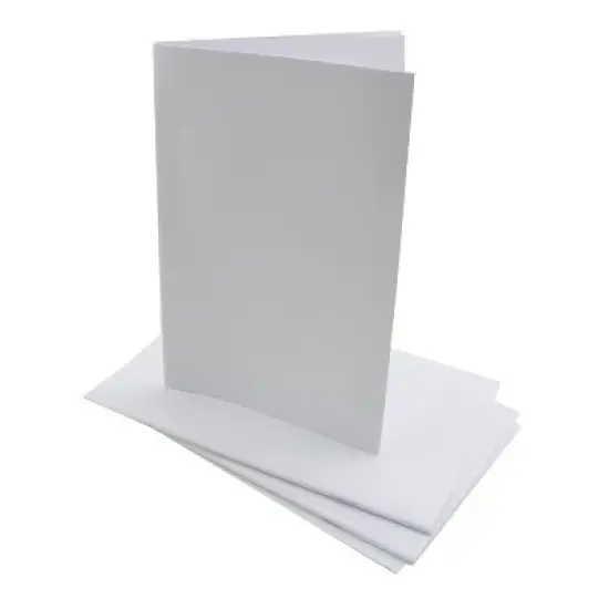 Hygloss&reg; Blank Paperback Books, 5.5" x 8.5", White, 10 Per Pack, 2 Packs image {2}