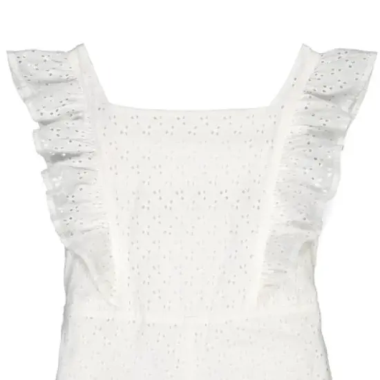 Hope & Henry Girls' Flutter Sleeve Jumpsuit, Kids image {1}