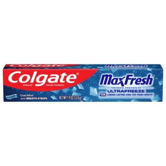 Colgate MaxFresh Travel Toothpaste - Cool Mint - 1.9oz image {8}