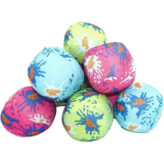 12 Pack - 3" Water Bomb Splash Balls - Beach Water Absorbent Ball Kids Pool Toys & Party Favors by 4E's Novelty image {7}