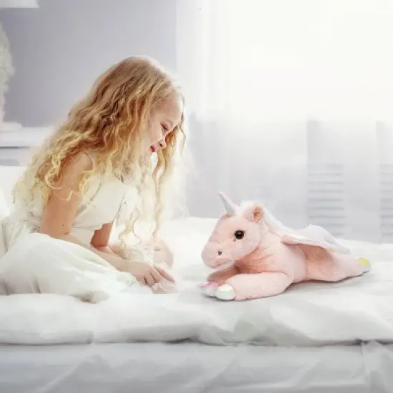 FAO Schwarz Pegasus Ultra-Soft Fur Cuddly 15" Stuffed Animal image {1}