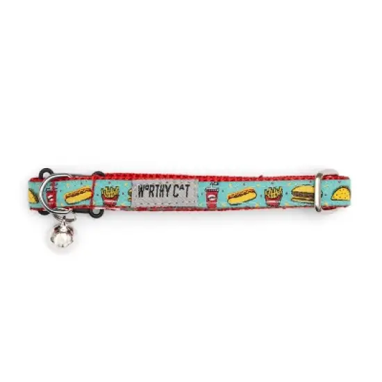 The Worthy Dog Food Fest Breakaway Adjustable Cat Collar image {2}