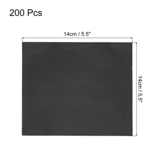 Unique Bargains Shiny Texture Imitation Gold Leaf Sheets for Sculpture DIY Arts 200 Pcs image {1}