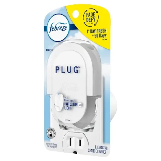 Febreze Odor-Fighting Fade Defy Plug Air Freshener - Warmer Device image {9}