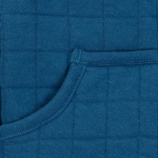 Carter's Just One You&reg; Baby Boys' 2pc Quilted Hooded Sweatshirt & Jogger Pants Set - Blue image {2}