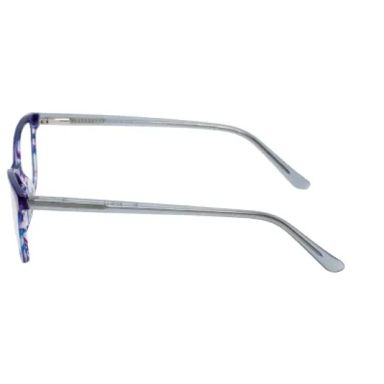 Vivid Designer Blue Light Blocking Reading Eyeglasses 893 Marble Blue 52 mm image {2}
