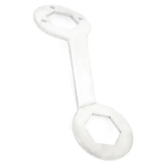 Unique Bargains Hexagon Spanner Repair Tool Metal 36mm 38mm Silver Tone image {3}