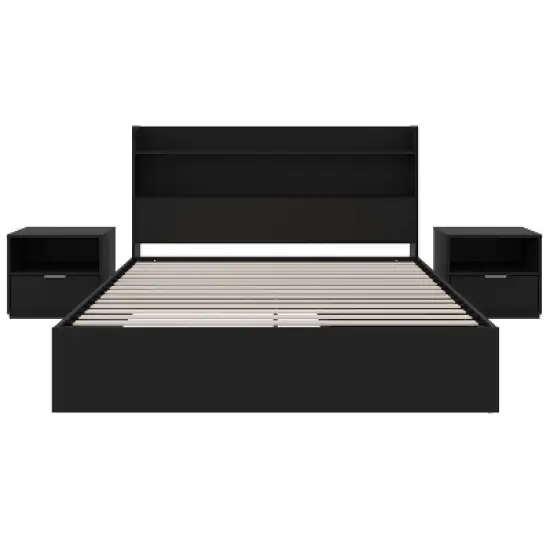 Nexera 4pc Queen Hunter Bedroom Set image {8}