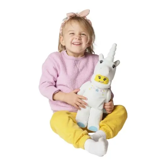 Manhattan Toy Company LEGO&reg; Minifigure Unicorn Girl 17" Plush Character image {4}