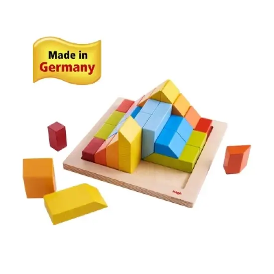 HABA 3D Arranging Game Creative Stones with 28 Wooden Blocks image {13}