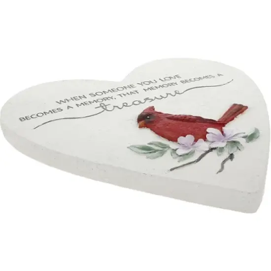 Pavilion Gift Company - Treasure - 11" Heart Garden Stone - Stepping Stones and Pathways image {4}