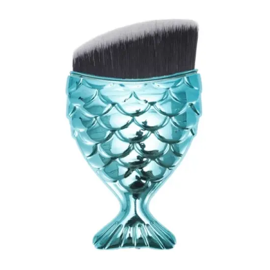 Unique Bargains Angled Mermaids Shape Foundation Brush 1 Pc image {8}