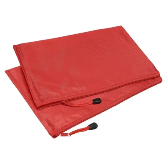 Unique Bargains Office Travel Waterproof Zipper File Storage Folders Bill Pencil Pouches image {6}