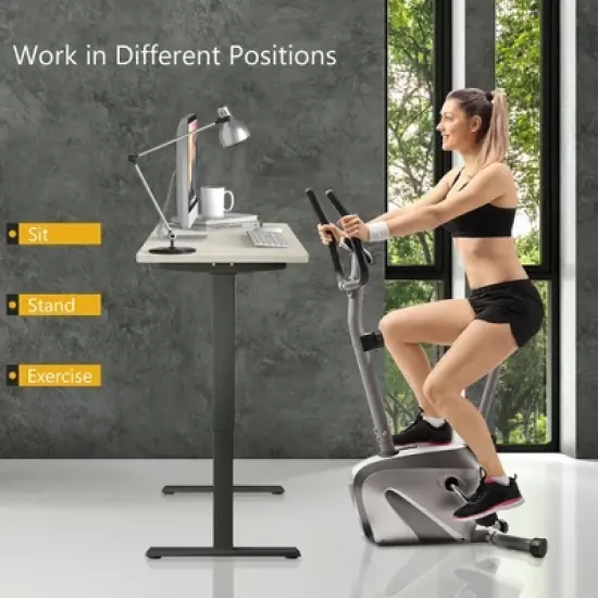 Costway Office Electric Adjustable Standing up Desk Dual Motor w/ Controller image {9}