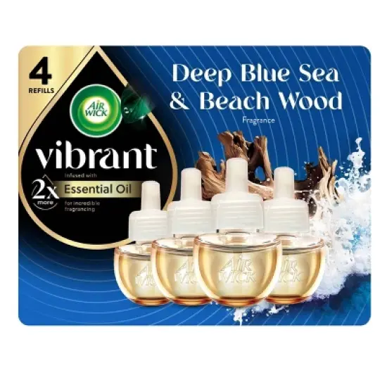 Air Wick Vibrant Scented Oil Refill Deep Blue Sea & Beach Wood image {10}