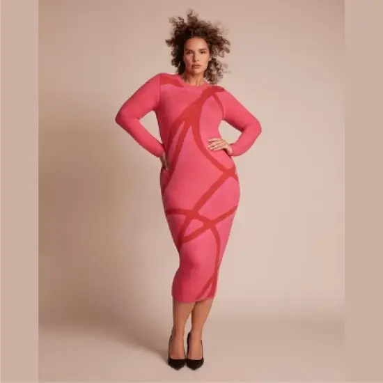 11 Honor&eacute; Collection Women's Midi Sweater Dress image {5}