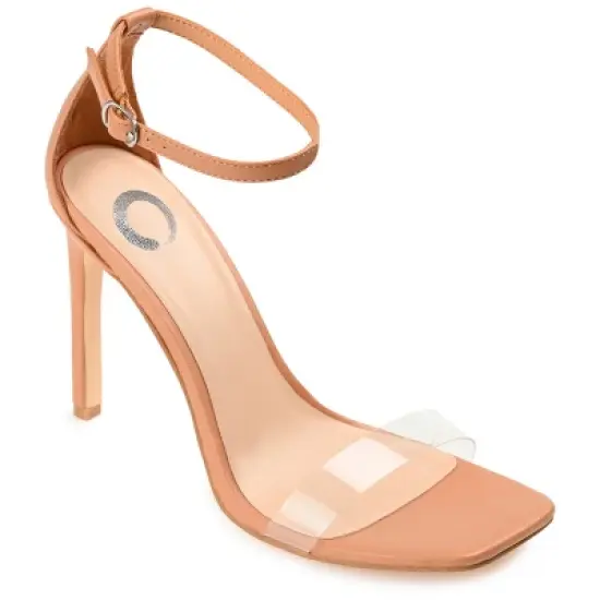 Journee Collection Womens Lorelei Tru Comfort Foam Open Toe High Stiletto Pumps image {10}