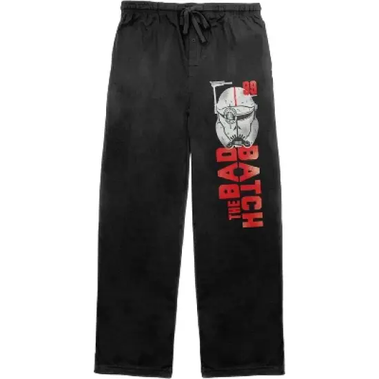 Star Wars Bad Batch 99 Black Graphic Sleep Pajama Pants image {4}